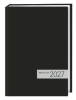 Buchcover und Innenansicht für das Buch: times&more Kalenderbuch schwarz 2027