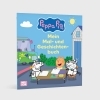 Buchcover und Innenansicht für das Buch: Peppa Wutz Ausmalbilder: Peppa Pig: Mein Mal- und Geschichtenbuch