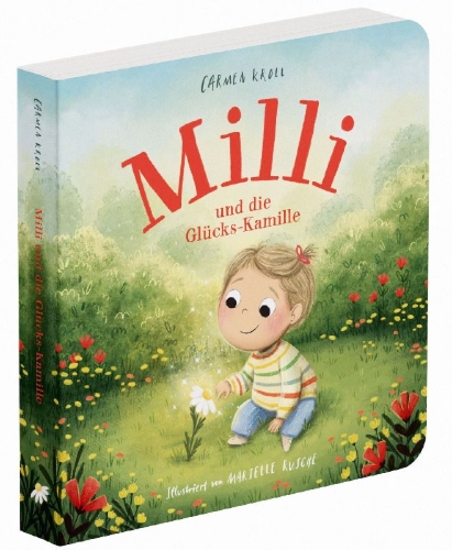 Buchcover und Innenansicht für das Buch: Milli und die Glücks-Kamille