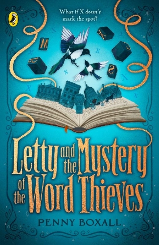 Buchcover und Innenansicht für das Buch: Letty and the Mystery of the Word Thieves