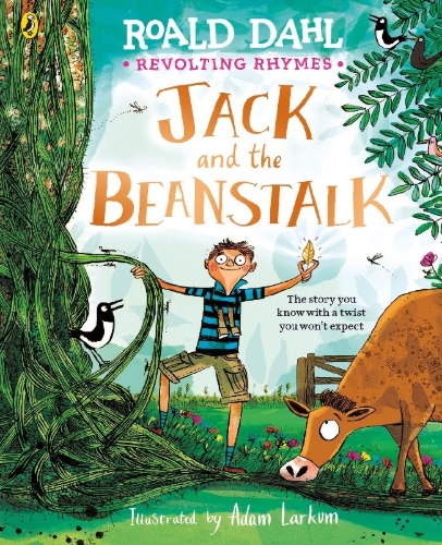 Buchcover und Innenansicht für das Buch: Revolting Rhymes: Jack and the Beanstalk