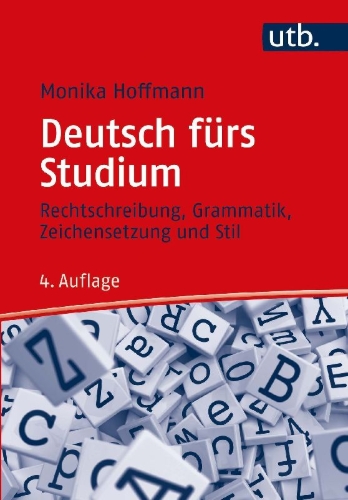 Buchcover und Innenansicht für das Buch: Deutsch fürs Studium