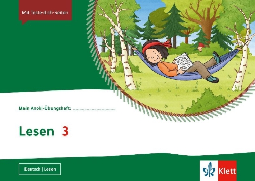 Buchcover und Innenansicht für das Buch: Mein Anoki-Übungsheft. Lesen. Übungsheft Klasse 3