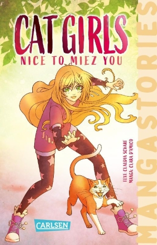 Buchcover und Innenansicht für das Buch: CAT GIRLS Band 1 - Nice to miez you