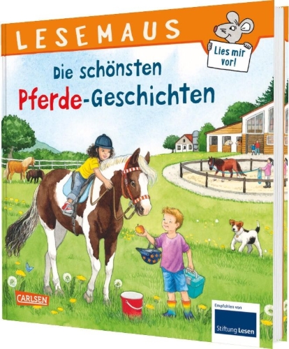 Buchcover und Innenansicht für das Buch: LESEMAUS Sonderbände: Die schönsten Pferde-Geschichten