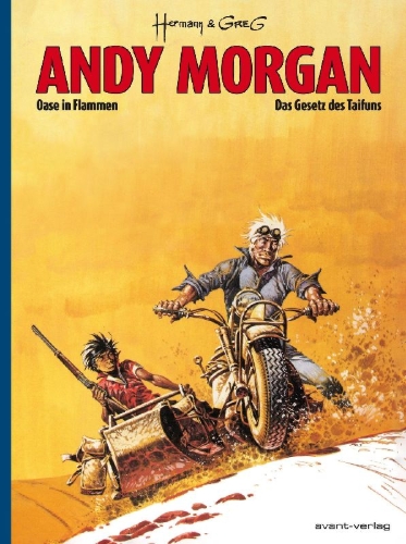 Buchcover und Innenansicht für das Buch: Andy Morgan - Deluxe Edition