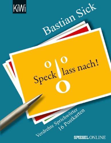 Buchcover und Innenansicht für das Buch: Speck, lass nach!
