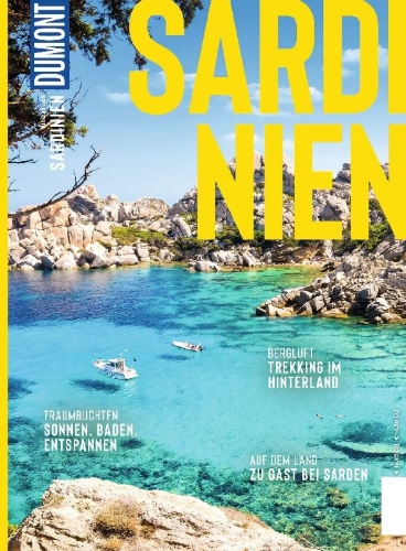 Buchcover und Innenansicht für das Buch: DUMONT Bildatlas Sardinien