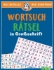 Buchcover und Innenansicht für das Buch: Sei schlau wie Einstein! - Wortsuchrätsel in Großschrift