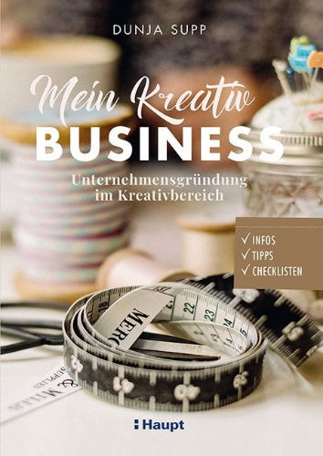 Buchcover und Innenansicht für das Buch: Mein Kreativ-Business