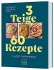 Buchcover und Innenansicht für das Buch: 3 Teige - 60 Rezepte