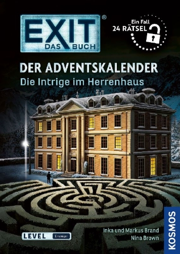 Buchcover und Innenansicht für das Buch: EXIT® - Das Buch: Der Adventskalender