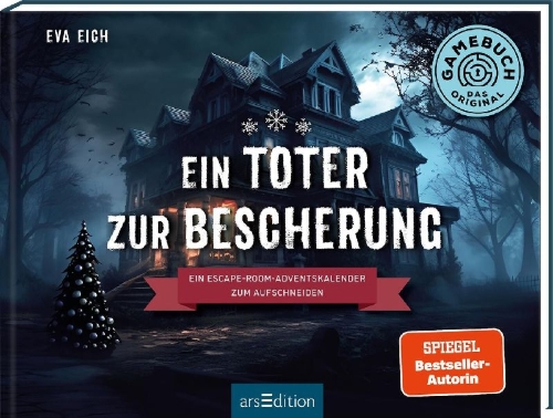 Buchcover und Innenansicht für das Buch: Ein Toter zur Bescherung
