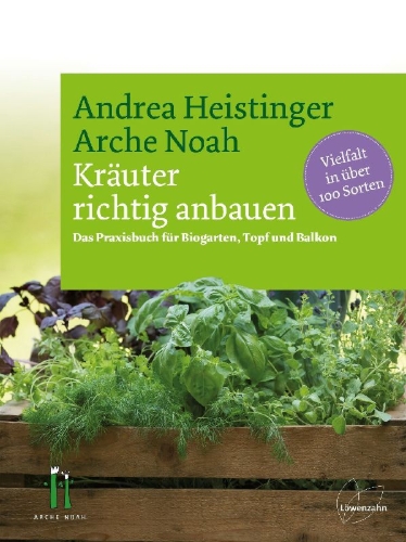 Buchcover und Innenansicht für das Buch: Kräuter richtig anbauen