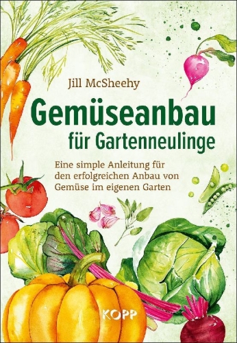 Buchcover und Innenansicht für das Buch: Gemüseanbau für Gartenneulinge