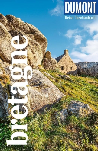 Buchcover und Innenansicht für das Buch: DUMONT Reise-Taschenbuch Reiseführer Bretagne
