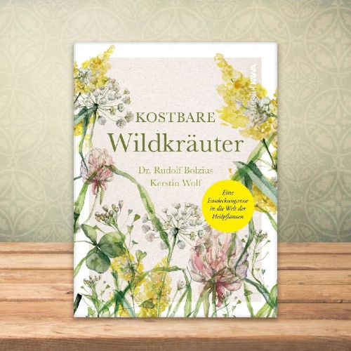 Buchcover und Innenansicht für das Buch: Kostbare Wildkräuter