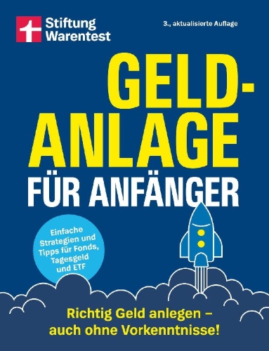 Buchcover und Innenansicht für das Buch: Geldanlage für Anfänger