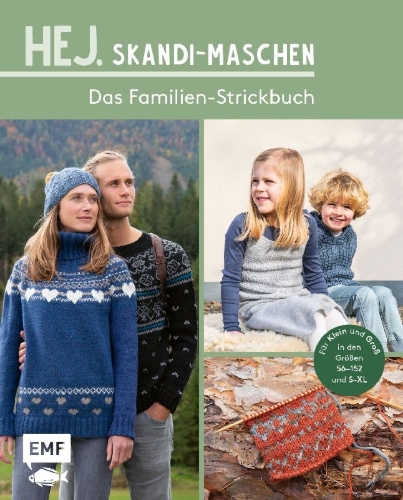 Buchcover und Innenansicht für das Buch: Hej. Skandi-Maschen für Klein und Groß