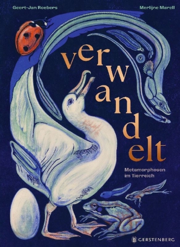 Buchcover und Innenansicht für das Buch: verwandelt