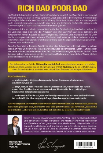 Buchcover und Innenansicht für das Buch: Die deutsche Ausgabe von Rich Dad Poor Dad for Teens