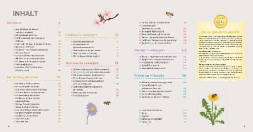 Buchcover und Innenansicht für das Buch: Bienen Basics