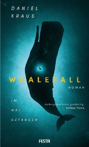 Buchcover und Innenansicht für das Buch: Whalefall - Im Wal gefangen