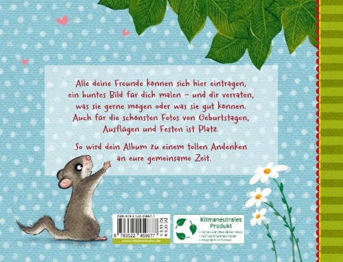 Buchcover und Innenansicht für das Buch: Der kleine Siebenschläfer: Alle meine Freunde