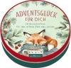Buchcover und Innenansicht für das Buch: Adventskalender in der Dose. Adventsglück für dich
