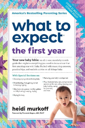 Buchcover und Innenansicht für das Buch: What to Expect the First Year