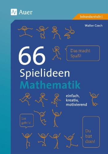 Buchcover und Innenansicht für das Buch: 66 Spielideen Mathematik