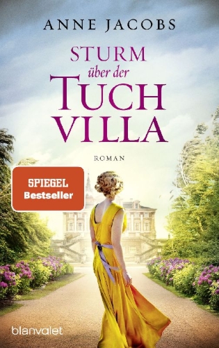 Buchcover und Innenansicht für das Buch: Sturm über der Tuchvilla