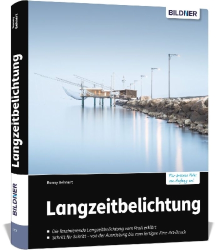 Buchcover und Innenansicht für das Buch: Langzeitbelichtung