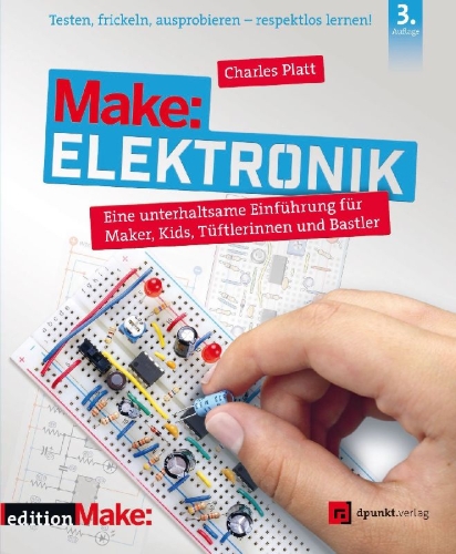 Buchcover und Innenansicht für das Buch: Make: Elektronik