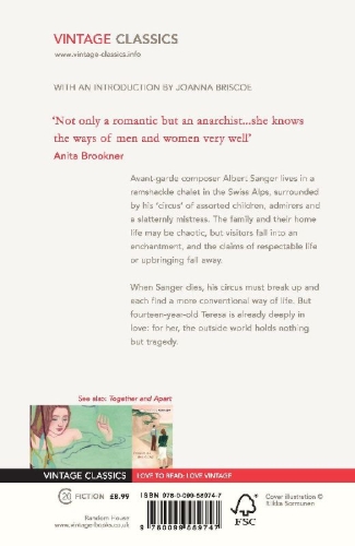 Buchcover und Innenansicht für das Buch: The Constant Nymph