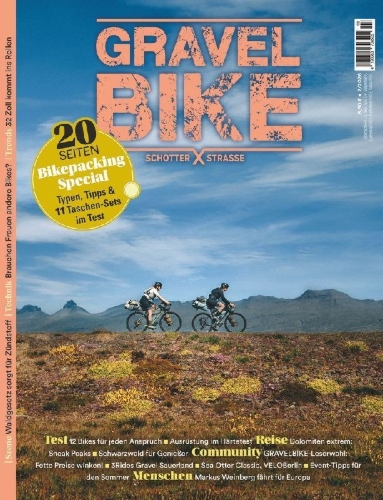 Buchcover und Innenansicht für das Buch: Gravelbike 02/2026