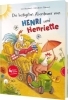 Buchcover und Innenansicht für das Buch: Henri und Henriette: Die lustigsten Abenteuer von Henri und Henriette