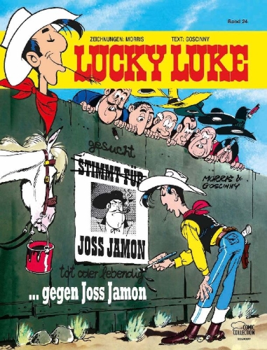 Buchcover und Innenansicht für das Buch: Lucky Luke 11: Lucky Luke contre Joss Jamon