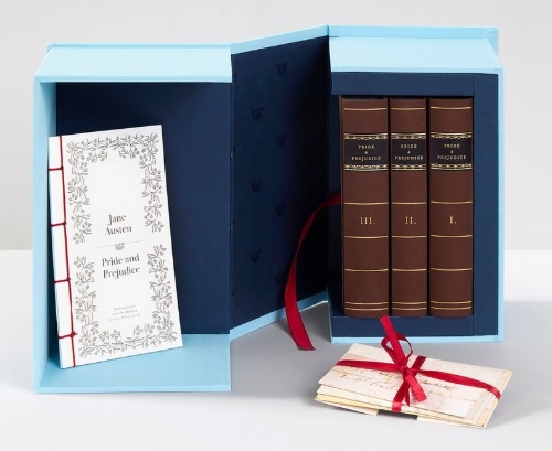 Buchcover und Innenansicht für das Buch: Pride and Prejudice (British Library Deluxe Facsimile Edition)