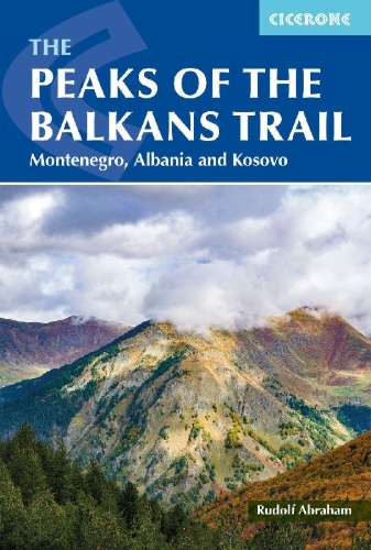 Buchcover und Innenansicht für das Buch: The Peaks of the Balkans Trail