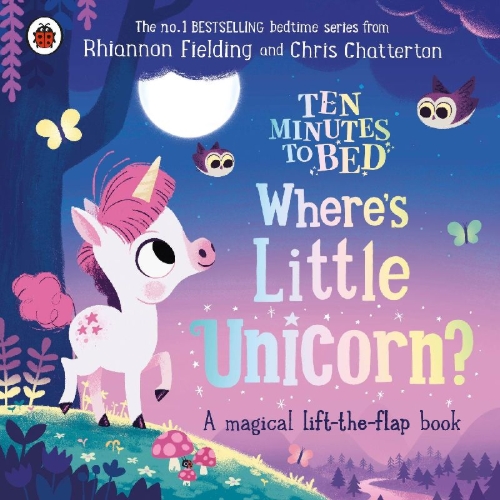 Buchcover und Innenansicht für das Buch: Ten Minutes to Bed: Where's Little Unicorn?