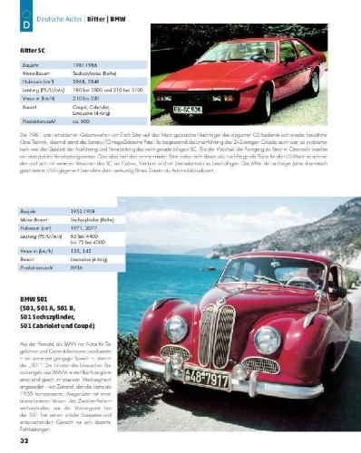 Buchcover und Innenansicht für das Buch: Deutsche Autos