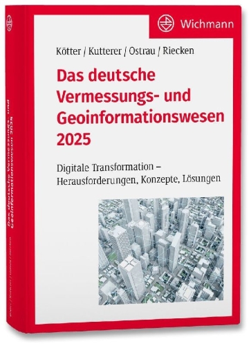Buchcover und Innenansicht für das Buch: Das deutsche Vermessungs- und Geoinformationswesen 2025