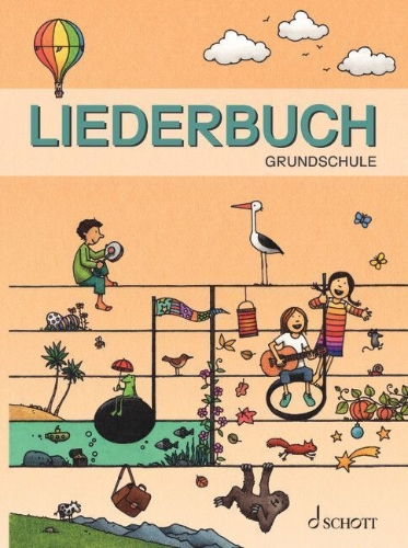 Buchcover und Innenansicht für das Buch: Liederbuch Grundschule