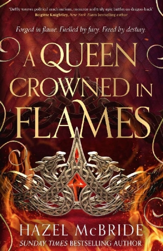 Buchcover und Innenansicht für das Buch: A Queen Crowned in Flames