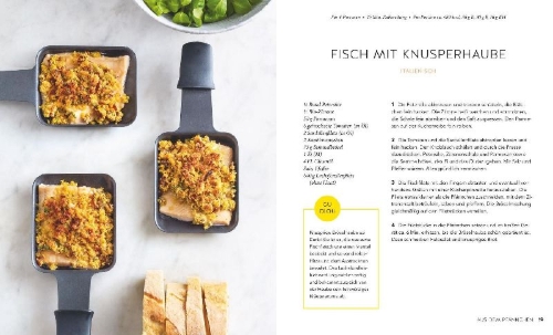 Buchcover und Innenansicht für das Buch: Raclette