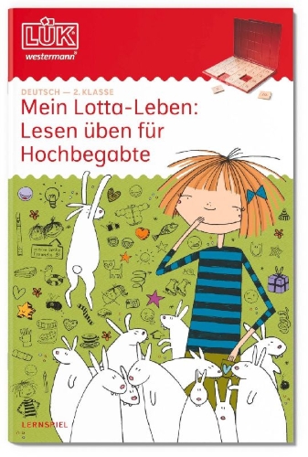 Buchcover und Innenansicht für das Buch: LÜK. Deutsch. Lotta Deutsch. 2. Klasse
