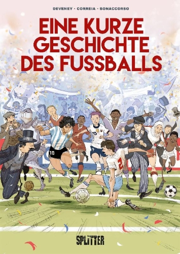 Buchcover und Innenansicht für das Buch: Une histoire populaire du football