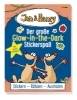 Buchcover und Innenansicht für das Buch: Jan & Henry: Der große Glow-in-the-Dark-Stickerspaß