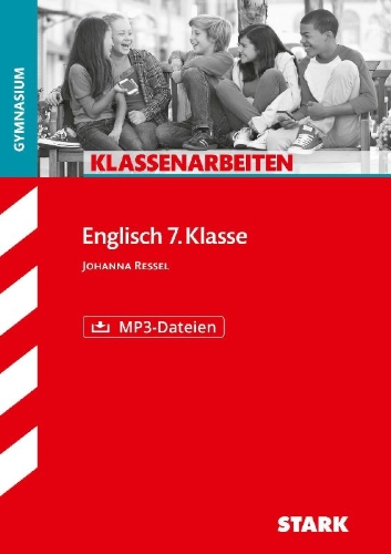 Buchcover und Innenansicht für das Buch: STARK Klassenarbeiten Gymnasium - Englisch 7. Klasse